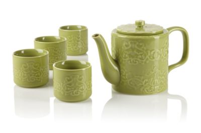 Teavana Green Rohan Teapot Set